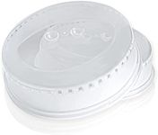 eMKay® Pack of 2 Microwave Plate Covers, 26cm Diameter X 6.5cm Height (APPROX), Dishwasher Safe Microwave Cover for Food, Microwave Plate Cover, Transparent Anti-Splatter Cover Guard - Dishwasher Safe