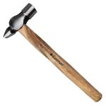 Eastman American Type/Cross Pen Hammers with Seasoned Wood Handle Fitting For Home Industrial & Professional Use, Drop Forged Steel 200 Gms Brown And Gray (E-2065)