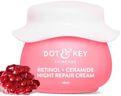 Dot & Key Night Reset Retinol + Ceramide Night Cream | Anti Aging Cream For Women & Men | Reduces Fine Lines & Wrinkles | Oil Free & Non Sticky Moisturizer | For Glowing Youthful Skin | For All Skin Types | 60ml
