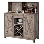 HOSTACK Wine Bar Cabinet for Liquor