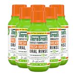 TheraBreath Dentist Recommended Fresh Breath Oral Rinse, Mild Mint Flavor, 3 Ounce (Pack of 6)