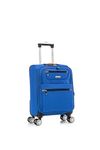 Skylark Cabin Carry Suitcase 20" Lightweight 4 Wheel Spinner 3-Digit Combination Lock Soft Shell Luggage Hand Luggage Flight Bag for EasyJet Ryanair Birtish Airways and All Other Airlines 55x35x21