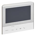 Legrand 344642 Classe 300 X13E video internal unit, with 7 inch touch screen, 4 sensitive buttons and smartphone connection to extend the kit 363911