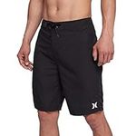 Hurley Men's One and Only Board Shorts, Black, 32