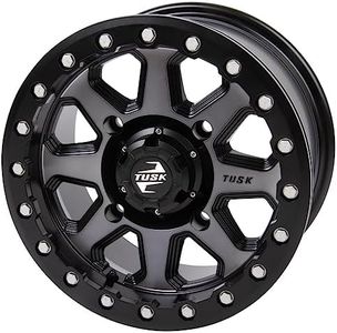 4/110 Tusk Uinta Beadlock Wheel 14x7 5.0 + 2.0 Gunmetal/Black