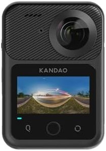 KanDao QooCam 3 Ultra – 8K Waterproof 360 Action Camera, 96MP Photo & 8K 360 Video with Dual 1/1.7”and F1.6 Fast Aperture, Build-in GPS, Stabilization, For Vlog, Travel, Outdoor.