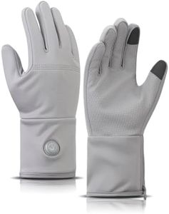 CUEHEAT Heated Glove Liners, Flexible Ultrathin, Touchscreen Compatible, Rechargeable Battery Electric Heating 2.5 hours, Indoor Use(CH02G-Basic Plan, Medium)