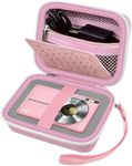 Carrying & Protective Case for Digital Camera, AbergBest 21 Mega Pixels 2.7" LCD Rechargeable HD/Kodak Pixpro/Canon PowerShot ELPH 180/190 / Sony DSCW800 / DSCW830 Cameras for Travel-Pink