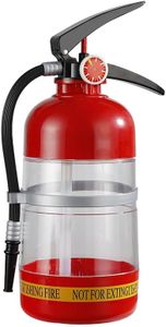 Liquor Dispenser, Hand-Pressure Fire Extinguisher Beer Dispenser for Bar Home Party, Pump Red Plastic Beer Whiskey Wine Pourer, Fit for Wine, Spirits, Beer, Liquor and Drinks (1.5L)
