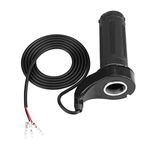 Ebike Twist Throttle, Motorcycle Twist Speed Throttle Grip, Universal Electric Bike Throttle Speed Control with 3 Wires for E-Bike Electric Scooters