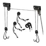 P4B | Unisex - Adult's Fahrrad Lift XL Strong | Up to 57 kg | For E-Bike Mechanical | In black | 1 item