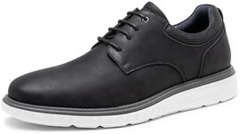 Bruno Marc Men's Crossflex Casual Dress Shoes Oxford Sneakers,Size 9,Black,SBOX2411M