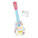 Lexibook première Guitare Licorne pour Enfant, 6 Cordes, 53 cm, Guide Inclus, K200UNI, Rose/Bleu