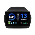 SXAUTO【Built-in DAB】Android 13 IPS Car Stereo For Hyundai IX35 (2010-2017) - Wireless CarPlay/Android Auto - Camera + MIC - 4G+64G - 10.1 Inch 2 Din - AHD Steering Wheel Fast-boot 360-CAM