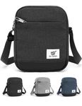 SKYSPER Small Anti Theft Sling Bag for Men Women, RFID Crossbody Bag Travel Purse Small Shoulder Bag for Work Business Sports