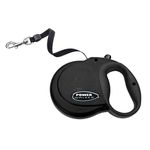 Coastal Pet Power Walker Dog Retractable Leash - Reflective Dog Leash - Stop-and-Release Control Button - Comfort Grip Handle - Black - Medium