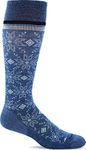 Sockwell Women's Winterland Moderate Graduated Compression Sock, Denim - S/M