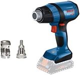 Bosch Professional 18V System GHG 18V-50 Cordless Heat Gun (excluding Batteries and Charger, incl. GHG 18V-50, Reflector Nozzle, 32 x 33 mm, Reduction Nozzle, 9 mm, in Carton)