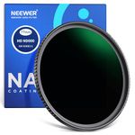 NEEWER 77mm ND1000 ND Lens Filter, Neutral Density Lens Filter with 10 Stops, Multi Resistant Nano Coated HD Optical Glass and Ultra Slim Black Matte Frame for Camera Lens