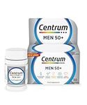 Centrum Men 50+ Multivitamin Tablets for Men, Vitamins with 23 Essential Nutrients, including Vitamin C, D and Zinc, 30 ct (Packaging and Tablet colour may vary slightly)