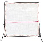 Tourna Rally Pro Adjustable Tilt Rebound Net (7x7 ft) for Tennis and Pickleball, Black