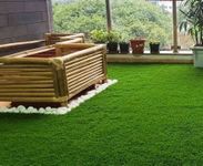 CARPET PLANET High Density 35 MM Artificial Grass Carpet (Green, 1 Piece)