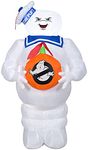 Gemmy Airblown Inflatable Ghostbusters Stay Puft, 3.5 ft Tall, White