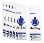 JetBag - Wine Bag for Travel (Set of 6, BOLD edition) - The Original ** ABSORBENT ** Reusable & Protective Bottle Bags - MADE IN THE USA