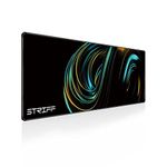 STRIFF Extended Size (800 mm x 300 mm x 3 mm) Gaming Mouse Pad| Stitched Edges| Non-Slip Rubber Base|Computer Laptop|Keyboard Mouse Pad for Office & Home (Universe)