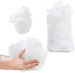 XINHIU Christmas Artificial Fake Snow Christmas Fake Snow Fiber Fluffy Snow for Xmas Tree Home Display Decor (3.52 Ounce)