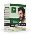 Herbal Tatva Hair & Beard Hair Colour For Men 100G | Herbal Hair Colour For Men | Natural Hair Colour Without Chemicals | Henna Powder For Men | 100G