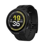 SUUNTO Run, Lightweight GPS Sports Watch for Running, 1.32" AMOLED Display, 12D Battery Life, Dual-Band GPS, Wrist Heart-Rate & Sleep Health Tracking, 4GB Offline Music, Silicone Strap, All Black