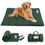 EpicRove Dog Blanket for Travelling Waterproof - Non-Slip Dog Mat 110 x 68 cm, Washable Dog Bed - Outdoor, Travel & Car Boot Comfort Cushion for Dogs & Cats (Green)