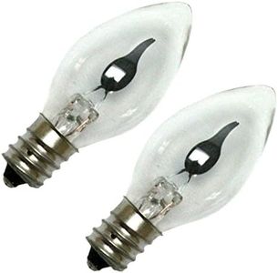 Darice Candle Lamp Collection Lot de 2 ampoules de bougie vacillantes 120 V 3 W