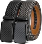 BULLIANT Men's Ratchet Belt 2 Pack-