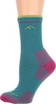 Darn Tough Women's Hiker Coolmax Micro Crew Midweight with Cushion Hiking Sock (Style 1929) - Teal, Medium