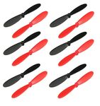 INVENTO 6pair 55mm 5cm Reverse Paddle Aircraft Propeller Blades For 720, 820 Coreless Motor Helicopter Toys Quadcopter RC Spare Parts Accessories