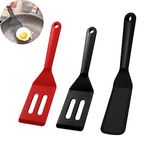 3 Pieces Mini Spatulas, YIFARUBE Silicone Spatula Set, Flexible Nonstick Silicone Heat-Resistant BPA Free Cooking Spatula Slotted Kitchen Spatula for Fish, Eggs, Pancakes