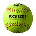 PHINIX Practice Softballs Official Size and Weight Professional Quality,Practice, Competitions, Gifts.