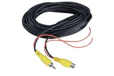 Scosche RCAV25TW 25 Ft. Backup Camera Cable - Rear View Reverse Parking Cam RCA Video & Audio Connector, Extension Cord for Car, Truck, SUV, Trailer, Surveillance Cameras and More