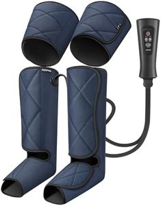RENPHO Leg Massager FSA HSA Eligible, Air Compression Massager for Circulation Pain Relief, Effective for Father Mother Reduce Swelling-Blue