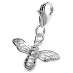 Dreambell 925 Sterling Silver Honey Bee Dangle Clasp European Lobster Clip On Charm