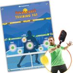 Dink Master Pickleball Practice Board, Reusable Pickleball Training Pad, Pickleball Dink Trainer for Indoor & Outdoor, Pickleball Training Aid