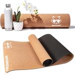 Mapache Cork Yoga Mat for Best & Comfortable Yoga Experience, Unisex(Men & Women)