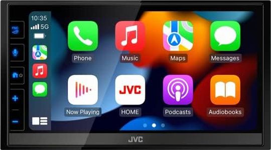 JVC KW-M785DBW Digital Media AV Receiver with Wireless CarPlay & Android Car (4 x 50 W, DAB+/FM, BT, 3 x Pre-Out 2.5 V, USB, iPod/iPhone Control)