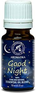Olio Essenziale Per il Sonno Notturno - Il mix di Lavandula Angustifolia - Salvia Sclarea Flower Oils - Aromaterapia - Relax - Massaggi - Bottiglia di Vetro da 10 ml - Good Night Sleep Essential Oil