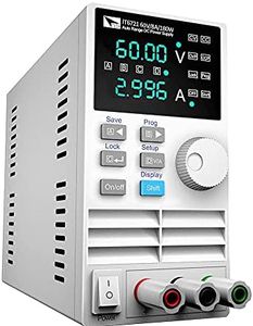 ITECH Variable DC Power Supply 60V/8A/180W Lab Bench Power Supply Adjustable with Memory Function CC & CV Coarse and Fine Adjustments IT6721