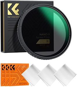 K&F Concept 55mm Variable ND Filter ND2-ND32 Camera Lens Filter (1-5 Stops) No X Cross HD Neutral Density Filter with 28 Multi-Layer Coatings Waterproof (Nano-X Series)