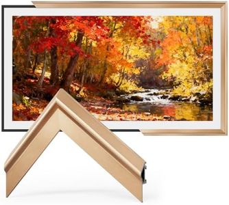 VueFrame TV Frames 75" Deco Alloy Bezel Only for Samsung The Frame TVs, Modern & Minimalist Styles from TV to Art, Interchangeable Bezels for Home Decor, Easy Installation
