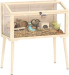 PawHut Wooden Hamster Cage, Gerbil 